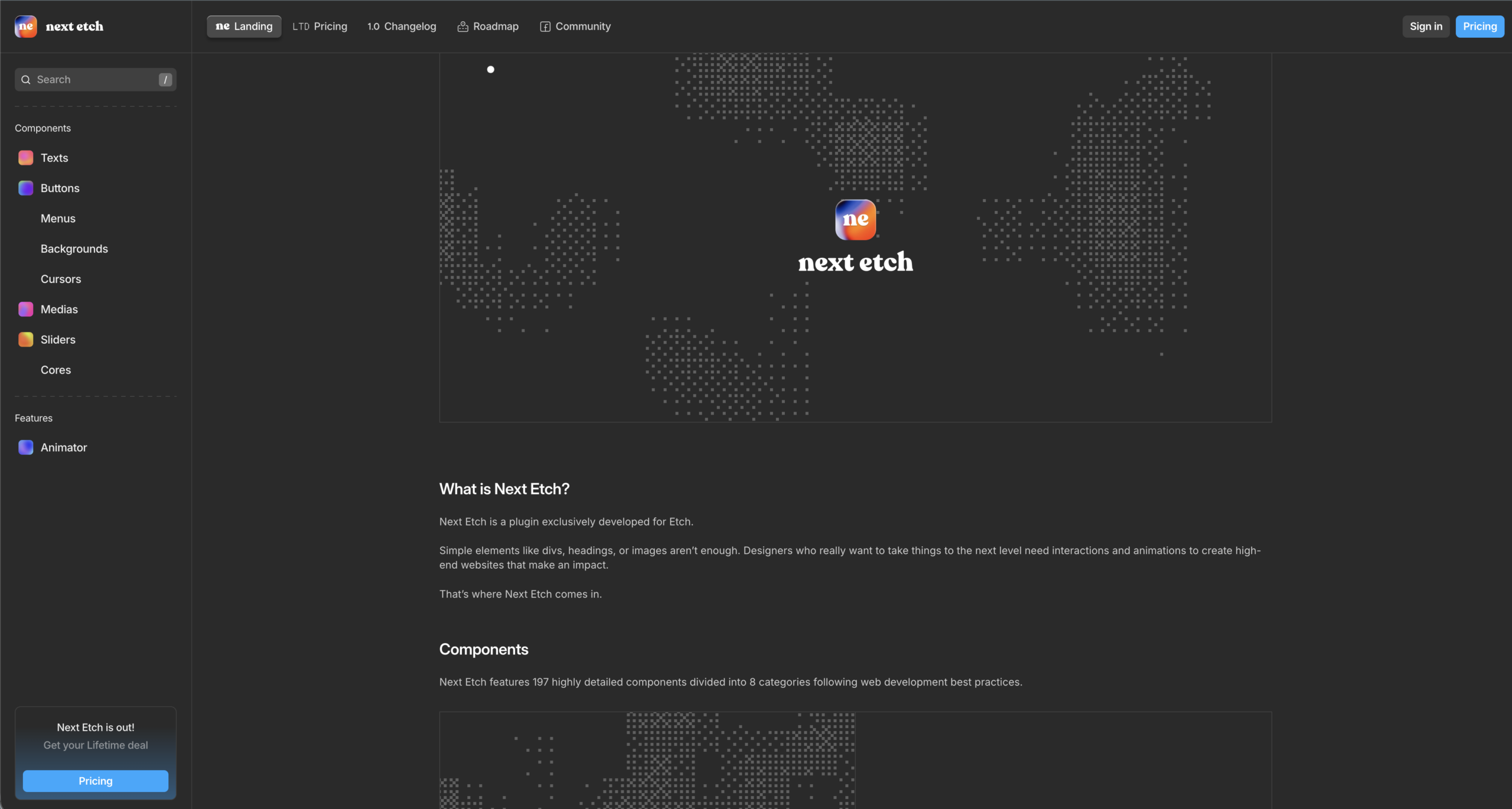 The Home Page of Next Etch